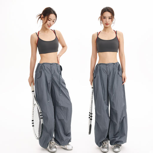 【限时秒】YOGACODE【火树银花系列】撞色双肩带运动内衣女固定杯性感吊带运动背心DWC125622 商品图4