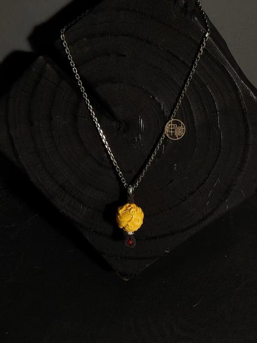 老白骨蜡编艺吊坠银链套装 / 挂件 两用款 商品图0