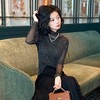 西子/【星夜】银丝纱高领高弹网纱打底高级灰小衫打底/CSHC070 商品缩略图3