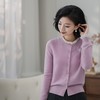 西子/玛奇朵100美丽诺羊毛花边领秋冬长袖针织衫/MSTJ491 商品缩略图2