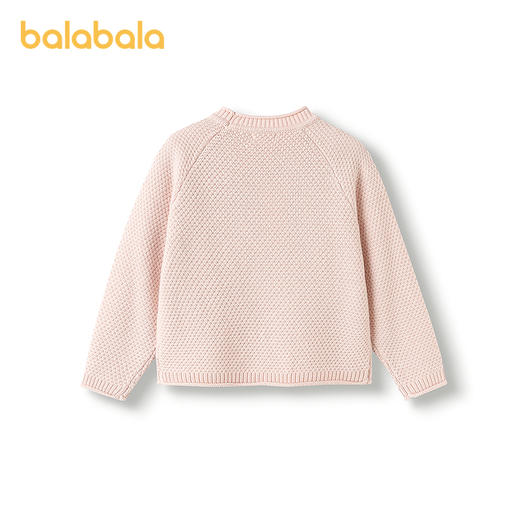 【商场同款】巴拉巴拉童装女童毛衣儿童2025冬新款绞花套头针织衫 商品图2