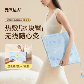 元气达人艾灸坐垫电加热艾草可移动 礼盒装