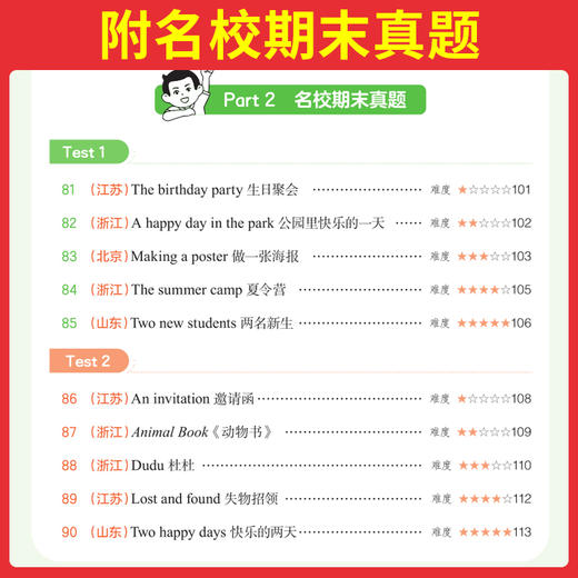 一本.小学英语阅读训练100篇.五年级(第9年 第9次升级) 商品图1