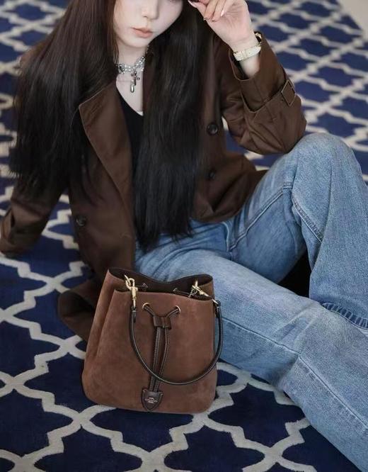 专柜奥莱订单Coa ROWAN发财桶斜挎通勤子母包 商品图6