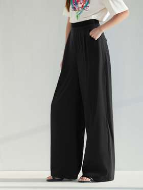 【经典款】【商场同款】伊芙丽夏梭织裤1F4850751