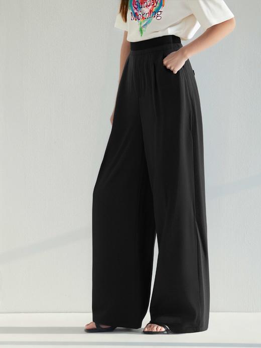 【经典款】【商场同款】伊芙丽夏梭织裤1F4850751 商品图0