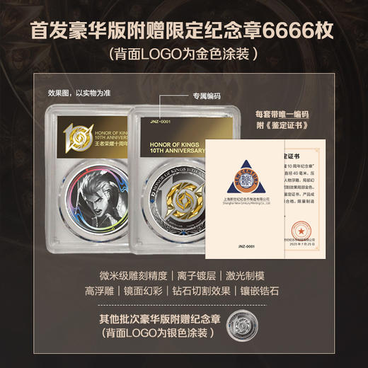 官方唯一十年典藏《王者荣耀10周年收藏画集》通行版/豪华版任意选 商品图1