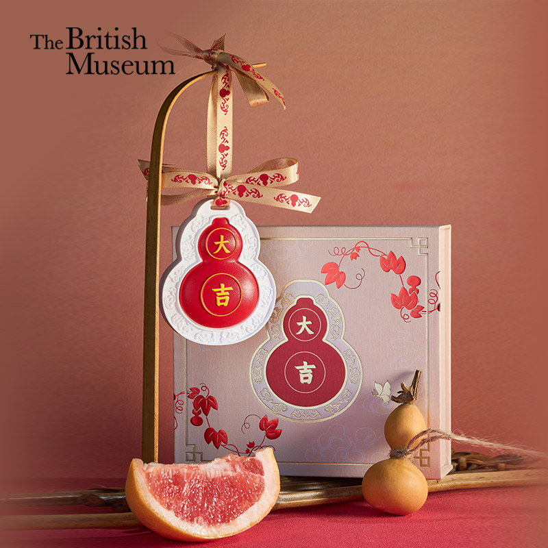 大英博物馆东方梦境葫芦石膏香挂车载香薰香氛挂件淡香高级感礼物