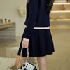 奢姿大码女装2025秋季胖妹妹时尚坑条设计气质百搭A字针织半身裙9653494274B 商品缩略图3
