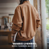 马登棕色美拉德复古麂皮绒面宽松肌理感外套立领哈灵顿夹克女士秋 商品缩略图1