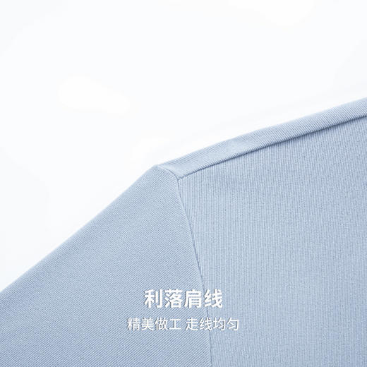 【亨利领&假两件】2025秋季亲肤透气弹力舒适百搭长袖卫衣T恤 商品图7