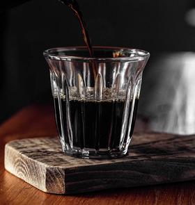 MHW轰炸机玻璃杯 澳白杯拿铁单品咖啡杯 耐高温防烫透明Dirty杯子