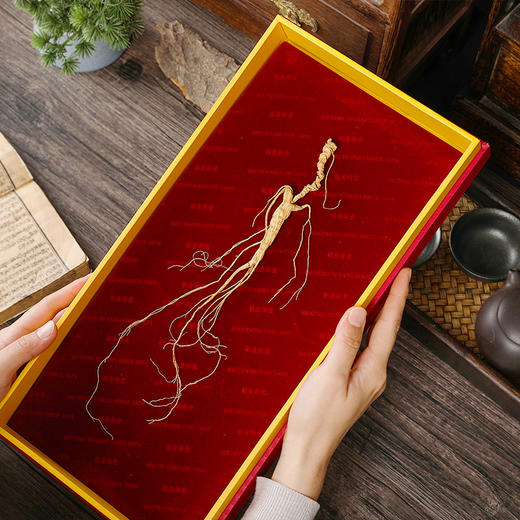 胡庆余堂15年足龄野山参4.5-4.7/4.8-5.0克礼盒装  带国检证书 商品图1