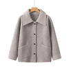 2025年新款中老年洋气仿双面呢开衫夹克秋冬妈妈装女上衣针织外套 商品缩略图4
