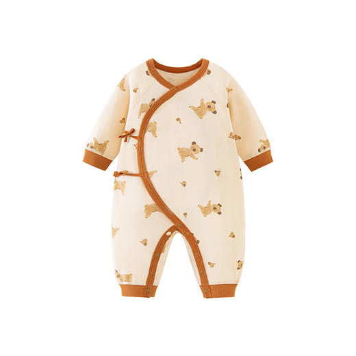 【植物芯】迷你巴拉宝宝亲肤透气连体衣婴儿柔软家居爬服 商品图4
