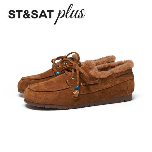 【泰迪系列】星期六休闲复古毛绒豆豆鞋SSD4112537 商品图11