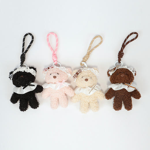 小熊头巾毛绒挂件钥匙扣-纪念日百货门店同款166596844 商品图4