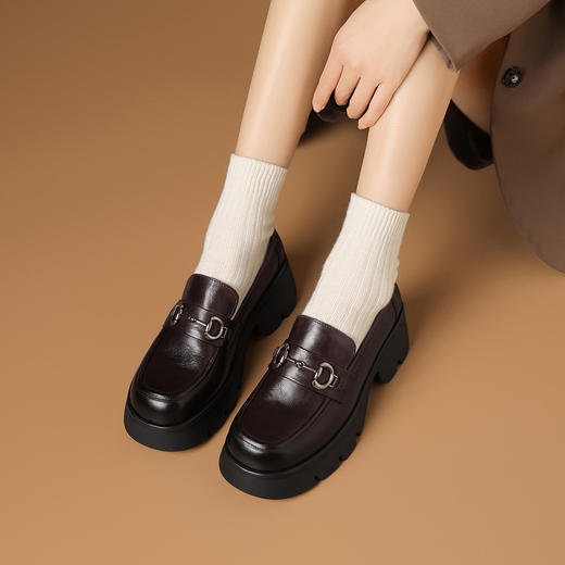 超轻超百搭厚底乐福鞋 商品图4