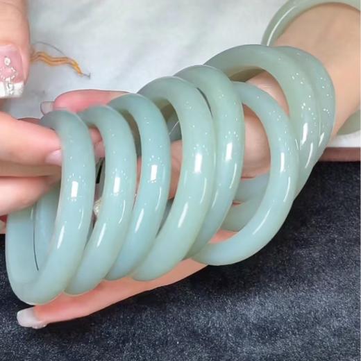 和田玉手镯宽条手镯 商品图0