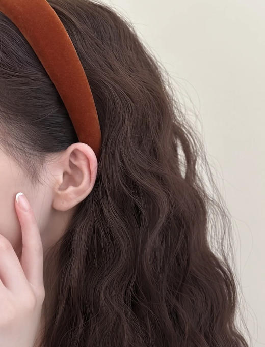 【家居百货】巨巨显白！被问爆的南瓜色丝绒发箍！ 商品图7