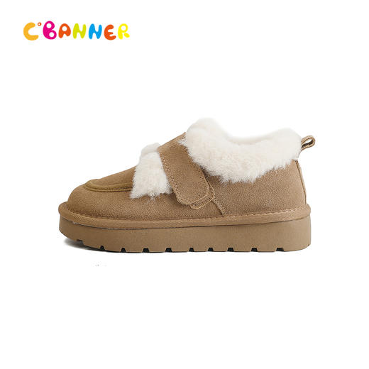 千百度冬季圆润宽敞鞋头雪地靴童鞋A25660003 商品图1