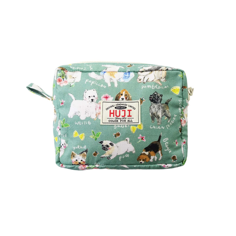 HUJI祤集Motley收纳包插画狗狗系列