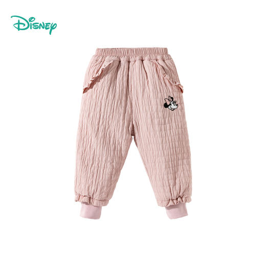 迪士尼2025秋冬新款女童夹棉加厚休闲长裤户外防风保暖卫ZD4EK016 商品图4