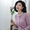 西子/玛奇朵100美丽诺羊毛花边领秋冬长袖针织衫/MSTJ491 商品缩略图0