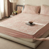 【秋冬牛奶绒床笠单品】复古雕花绒床笠秋冬保暖牛奶绒席梦思床罩床垫保护套 商品缩略图2