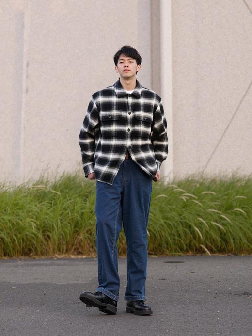 佐丹奴男装25年商场同款纯棉厚衬衫01045603 商品图1