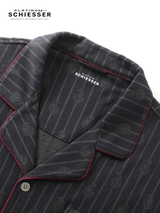 【莫代尔羊毛火山焱】SCHIESSER/德国舒雅铂雅男士莫代尔+棉+羊毛+火山焱 双面轻抓毛套装99/23523H 商品图3