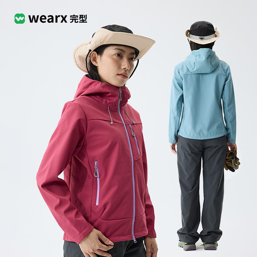 完型-加绒休闲软壳外套(女款） 商品图3