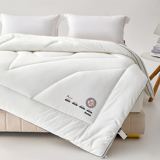 多喜爱 甄芯舒柔抗菌十孔春秋被/冬被/（拉链款）子母被系列hl【十孔纤维】【抗菌纤维】【提花磨绒】【织带工艺】蓬松温暖 柔软细腻 多款厚度 立高工艺/FX 商品图12