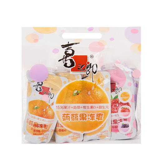 喜之郎蒟蒻果冻爽袋装600g（6926475209639） 商品图0