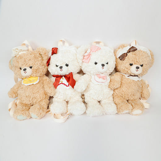 热可可小熊双肩包毛绒包-纪念日百货门店同款166195936 商品图0