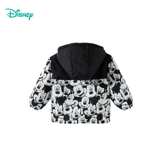迪士尼秋冬季新款男童夹棉加厚外套户外连帽防风保暖软壳服ZD4ES028 商品图6
