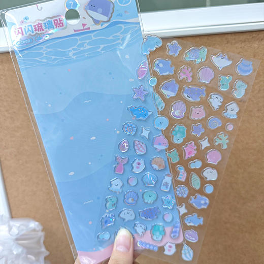 闪闪琉璃贴卡通贴纸-纪念日百货门店同款166743955 商品图0