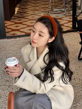 【家居百货】巨巨显白！被问爆的南瓜色丝绒发箍！