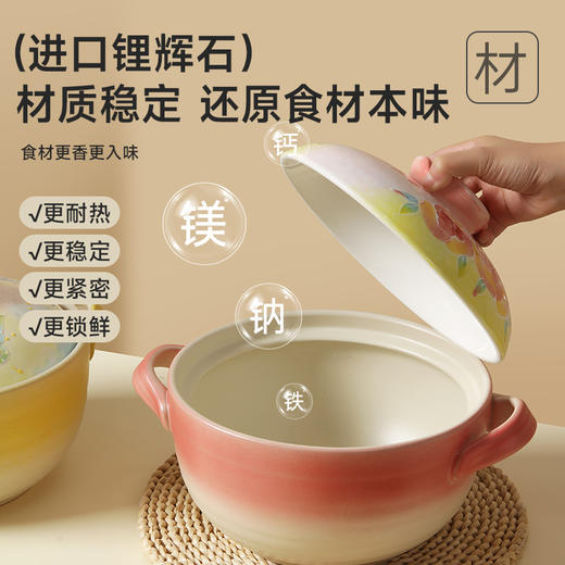 澳洲进口锂辉石煲汤锅（手绘系列） 商品图1