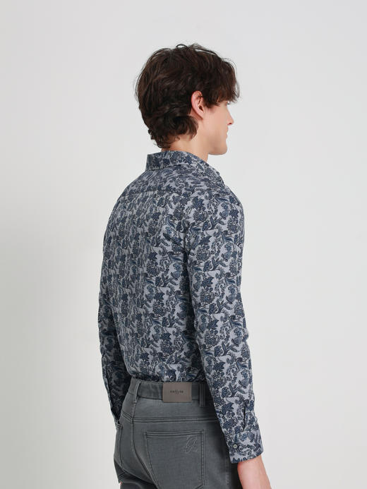 callisto星空蓝意大利进口印花休闲衬衫 商品图4