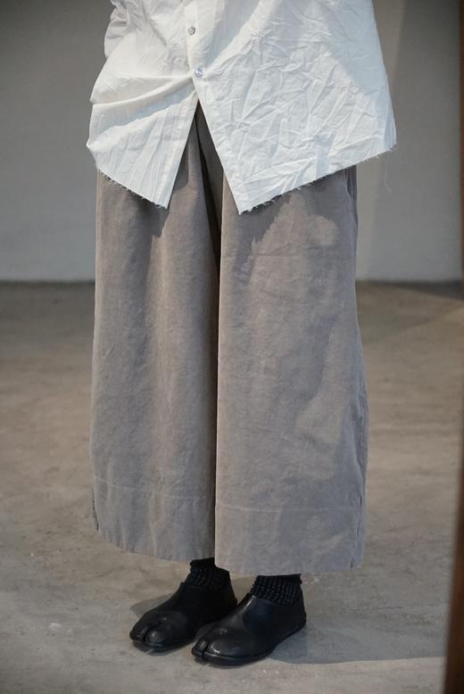 ALBUM DI FAMIGLIA 米白棉质皱褶长袖衬衫(SHORT COLLAR SHIRT LWR) 商品图5