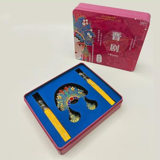 【唐宋元凤冠·金属冰箱贴礼盒】永乐宫西王母龙凤花钗冠李倕凤冠宋代团冠回鹘桃心冠冰箱贴 商品图12