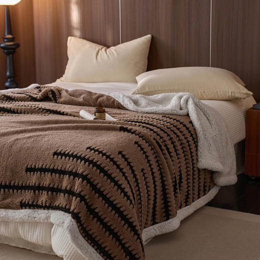 羊羔绒加厚双层阳离子毛毯沙发绒毯子 商品图8