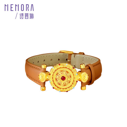 【新品首发】灵转八宝 足金八宝罗盘手链 可转动黄金手链【按克计价黄金2】MEMORA诗普琳GB316201 商品图7