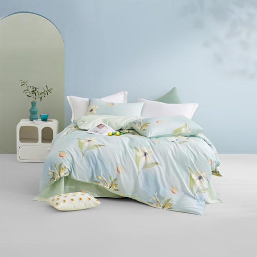 罗莱 花笺绮梦全棉四件套 商品图2