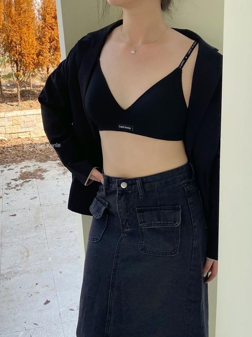 【GZ】无忧购果冻条提拉字母休闲风bra云感舒适文胸聚拢上托内衣6011（截单后3-5天发货) 商品图3