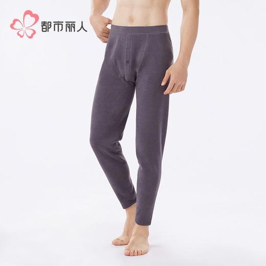都市丽人打底裤男士保暖裤密密绒多层打底裤厚九分裤男裤FLH4B5 商品图2