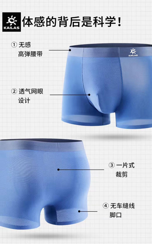 男士内裤 一盒三条 商品图5