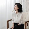 西子/【清水芙蓉】天丝亚麻花边翻领雪白衬衣/SYHY009 商品缩略图1