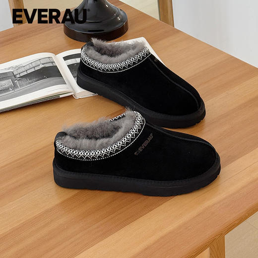 EVERAU冬季新品羊皮毛一体女士保暖雪地靴EA2073 商品图5